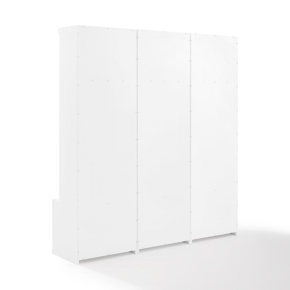 Crosley Furniture - Harper 3 Piece Entryway Set White - 3 Hall Trees - KF31008WH veiw 4