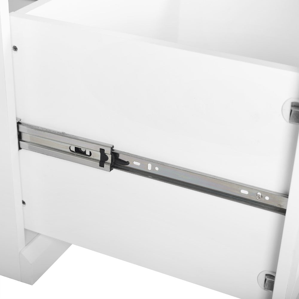 Crosley Furniture - Harper 4 Piece Entryway Set White - Bench, Shelf, Hall Tree, & Pantry Closet - KF31016WH veiw 6