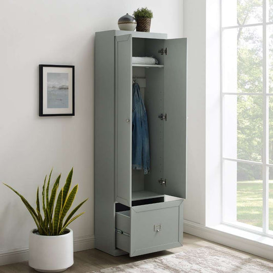Crosley Furniture - Harper Convertible Pantry Closet Gray - CF6026-GY veiw 2