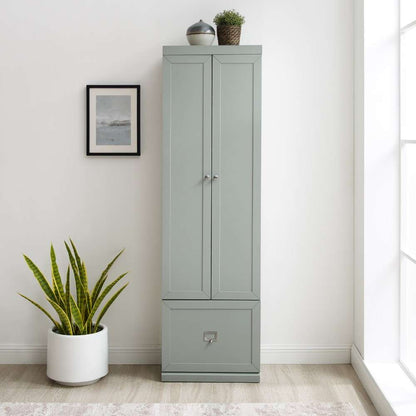 Crosley Furniture - Harper Convertible Pantry Closet Gray - CF6026-GY veiw 4