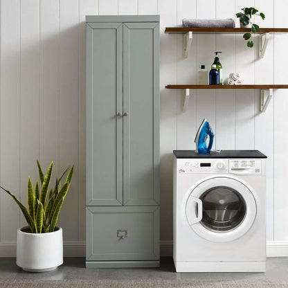 Crosley Furniture - Harper Convertible Pantry Closet Gray - CF6026-GY veiw 7