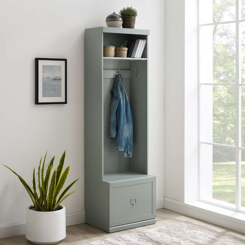 Crosley Furniture - Harper Hall Tree Gray - CF6025-GY veiw 1
