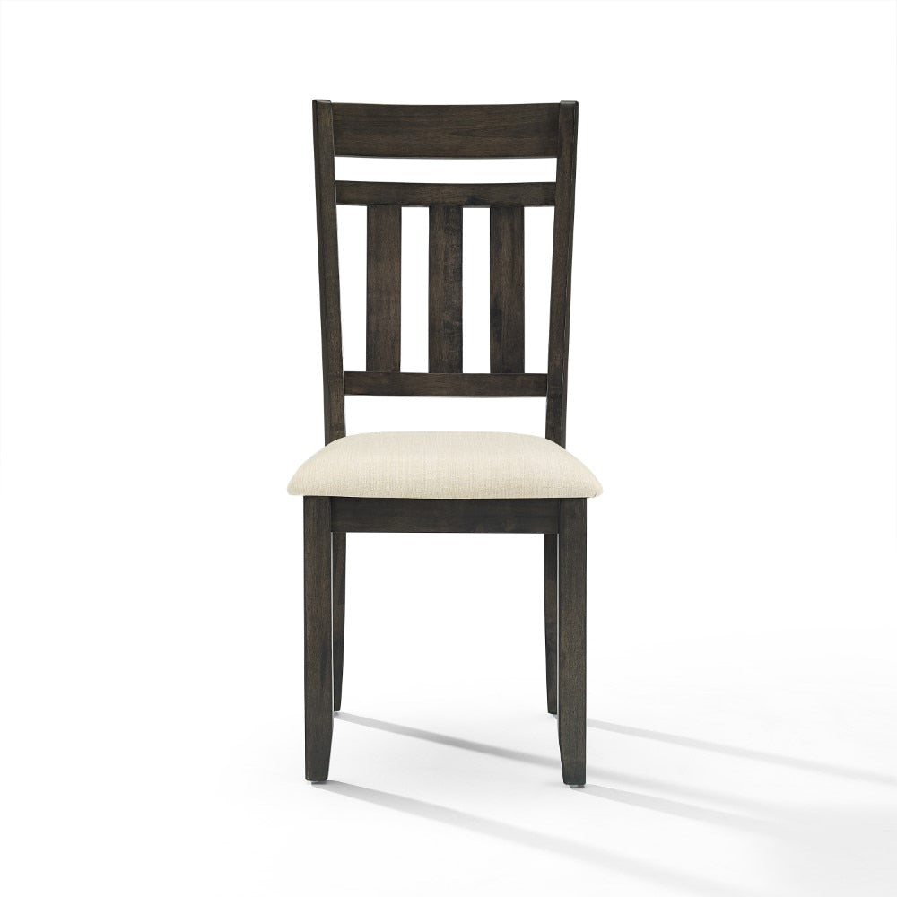 Crosley Furniture - Hayden 2 Piece Dining Chair Set Slate - 2 Slat Back Chairs - CF8020-SL veiw 4