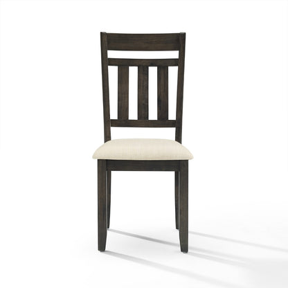 Crosley Furniture - Hayden 2 Piece Dining Chair Set Slate - 2 Slat Back Chairs - CF8020-SL veiw 4
