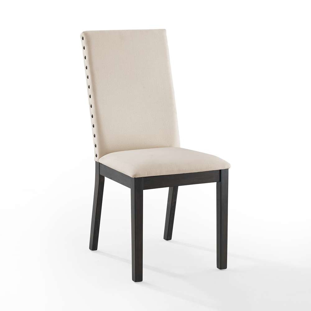 Crosley Furniture - Hayden 2Pc Upholstered Chair Set Slate - 2 Upholstered Chairs - CF501519-SL veiw 4