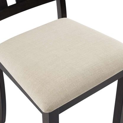 Crosley Furniture - Hayden 4-Piece Slat Back Dining Chair Set Slate/Creme - 4 Chairs - KF13079SL veiw 7