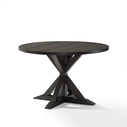 Crosley Furniture - Hayden Round Dining Table Slate - CF2011-SL veiw 1