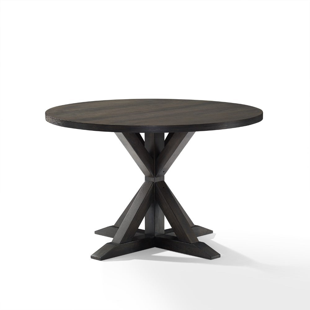Crosley Furniture - Hayden Round Dining Table Slate - CF2011-SL veiw 2