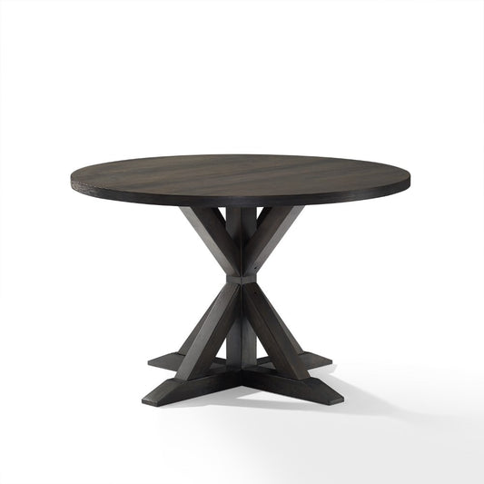 Crosley Furniture - Hayden Round Dining Table Slate - CF2011-SL veiw 2