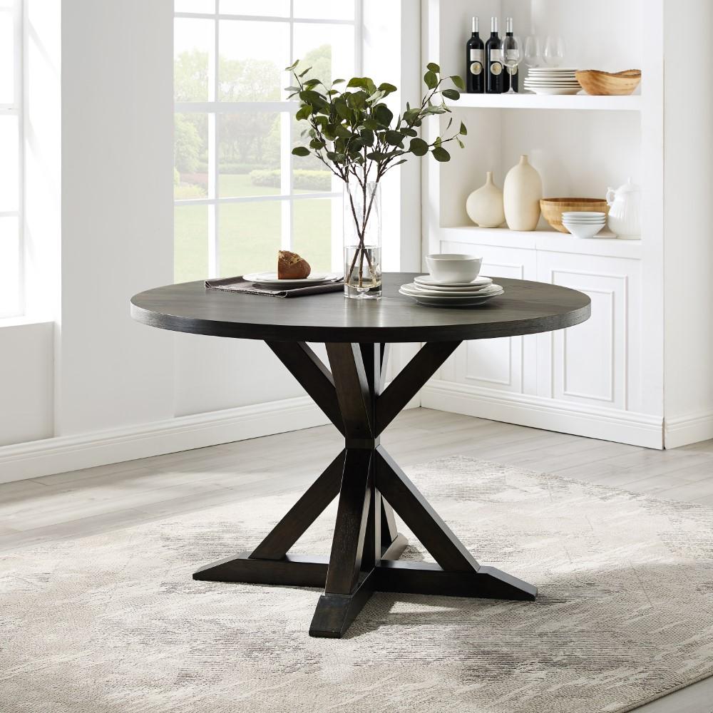 Crosley Furniture - Hayden Round Dining Table Slate - CF2011-SL veiw 4