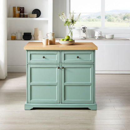 Crosley Furniture - Holbrook Kitchen Island - CF3047-BL view 7