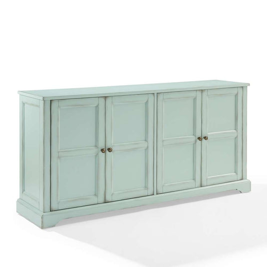 Crosley Furniture - Holbrook Sideboard Distressed Seafoam Blue - CF4222-BL veiw 1