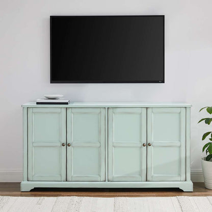 Crosley Furniture - Holbrook Sideboard Distressed Seafoam Blue - CF4222-BL veiw 3