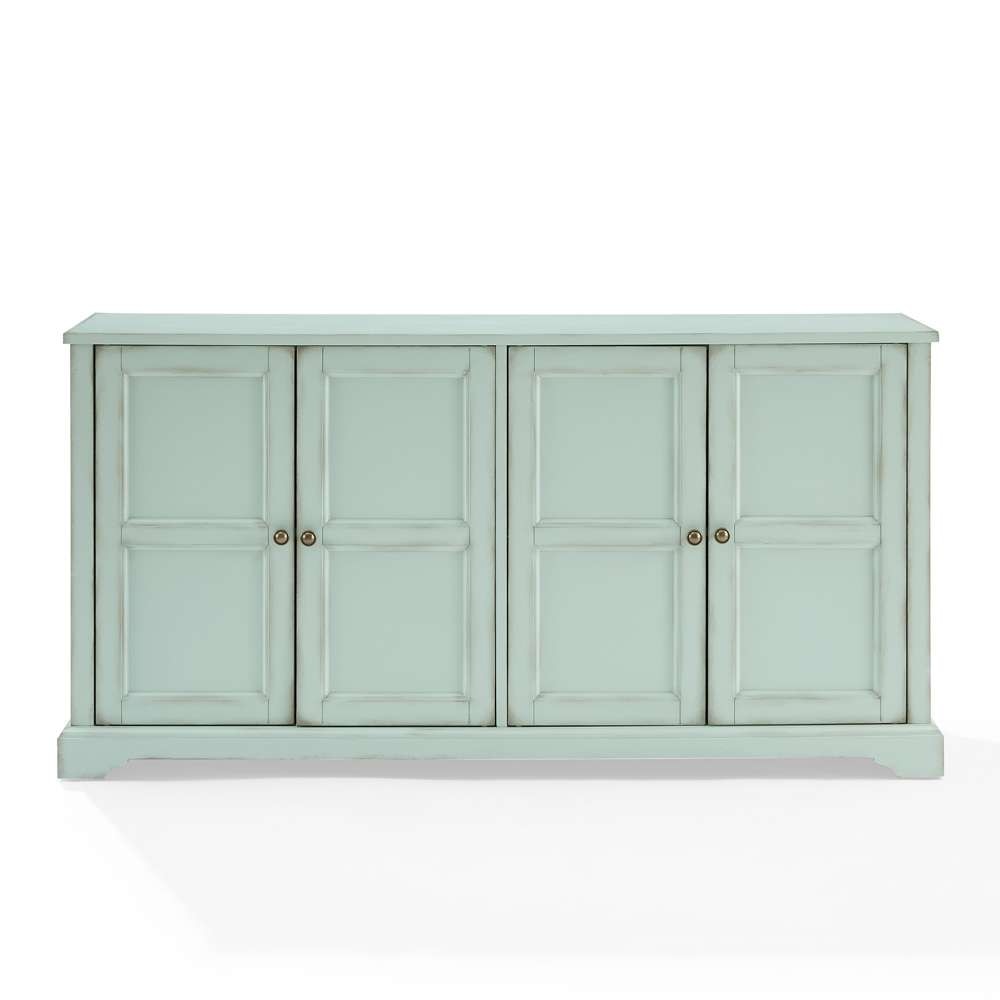 Crosley Furniture - Holbrook Sideboard Distressed Seafoam Blue - CF4222-BL veiw 6