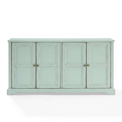 Crosley Furniture - Holbrook Sideboard Distressed Seafoam Blue - CF4222-BL veiw 6
