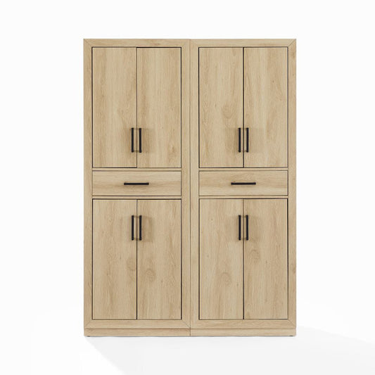Crosley Furniture - Isla 2-Piece Kitchen Storage Pantry Set - 2 Pantries - KF33072AH view 2