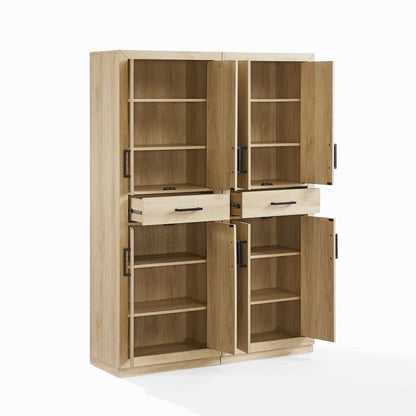 Crosley Furniture - Isla 2-Piece Kitchen Storage Pantry Set - 2 Pantries - KF33072AH view 3