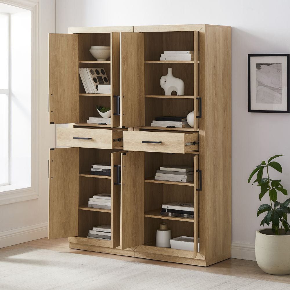 Crosley Furniture - Isla 2-Piece Kitchen Storage Pantry Set - 2 Pantries - KF33072AH view 8