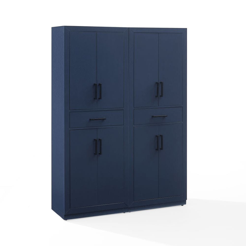 Crosley Furniture - Isla 2-Piece Kitchen Storage Pantry Set - 2 Pantries - KF33072NV view 1