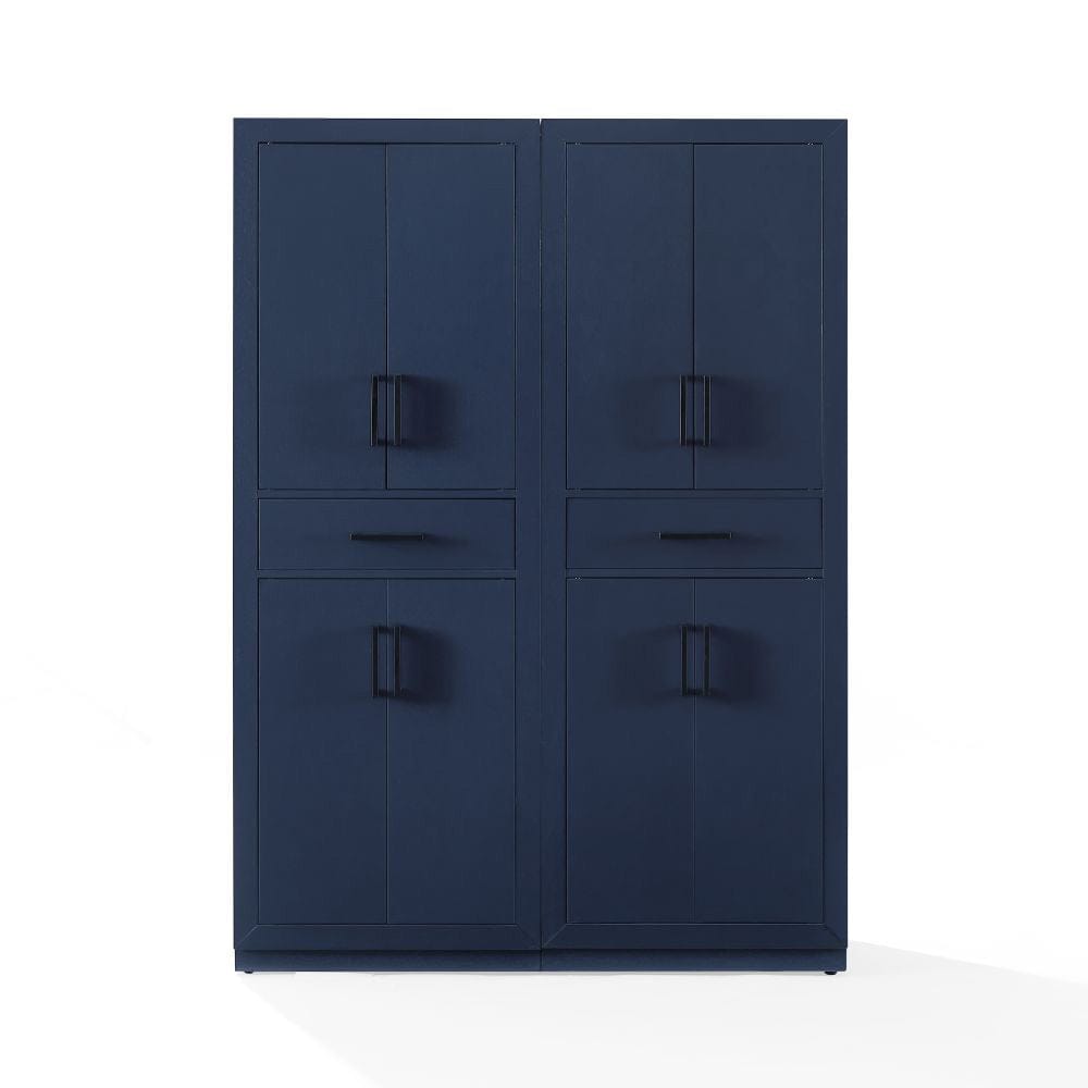 Crosley Furniture - Isla 2-Piece Kitchen Storage Pantry Set - 2 Pantries - KF33072NV view 2