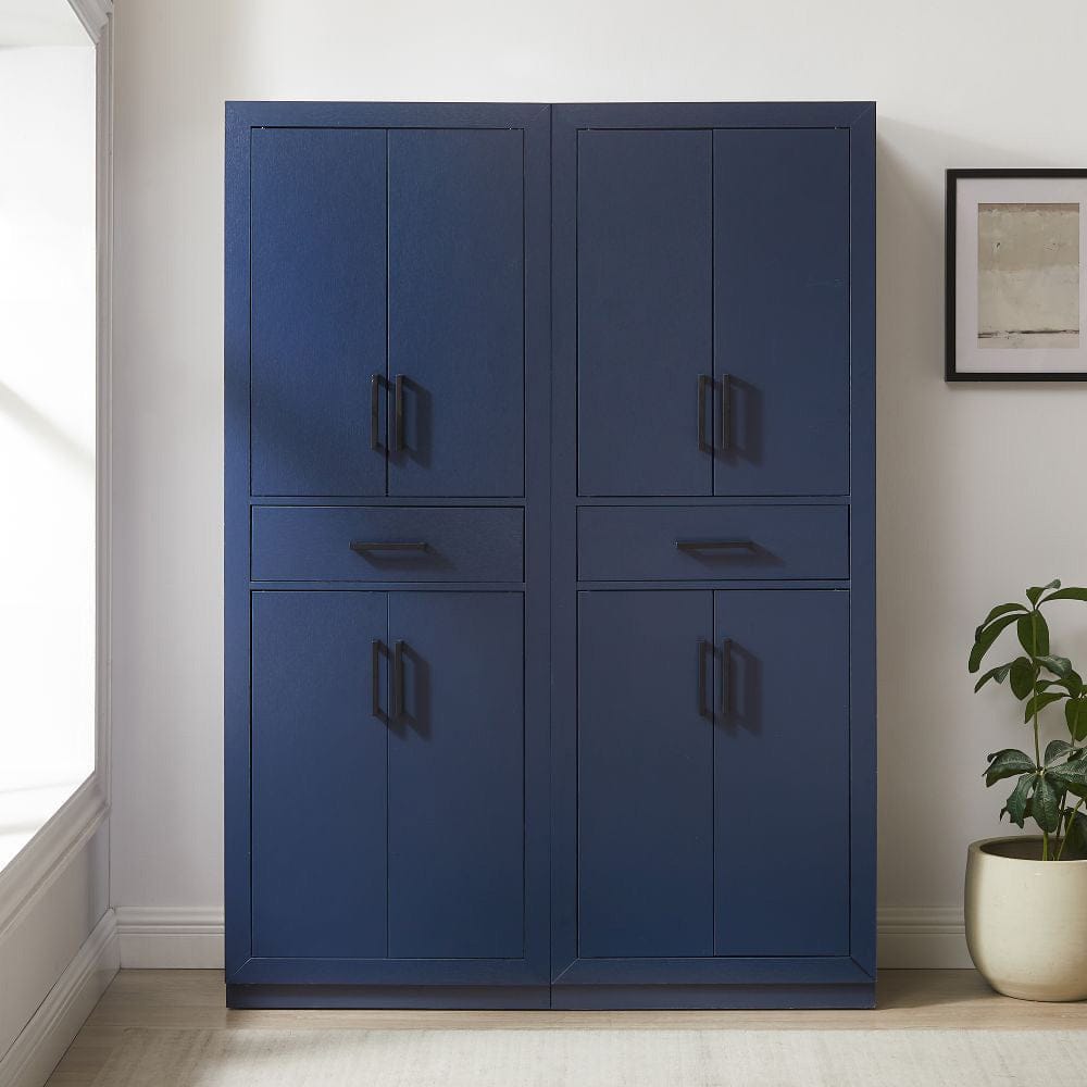 Crosley Furniture - Isla 2-Piece Kitchen Storage Pantry Set - 2 Pantries - KF33072NV view 7