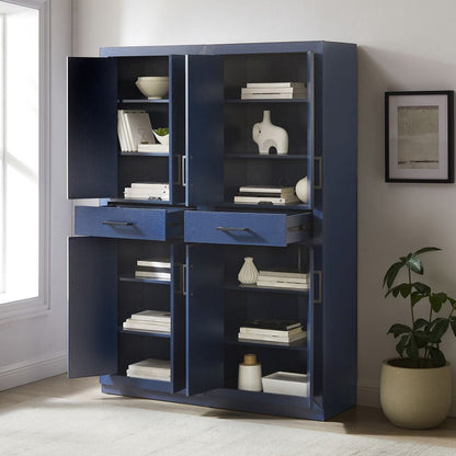 Crosley Furniture - Isla 2-Piece Kitchen Storage Pantry Set - 2 Pantries - KF33072NV view 8