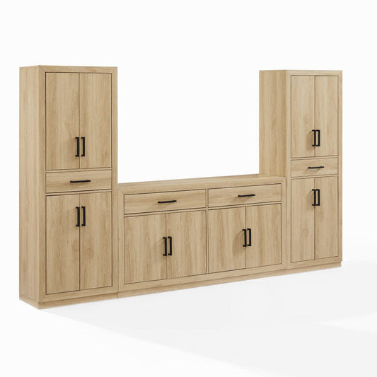 Crosley Furniture - Isla 3-Piece Sideboard And Pantry Set - Sideboard & 2 Pantries - KF33071AH view 1