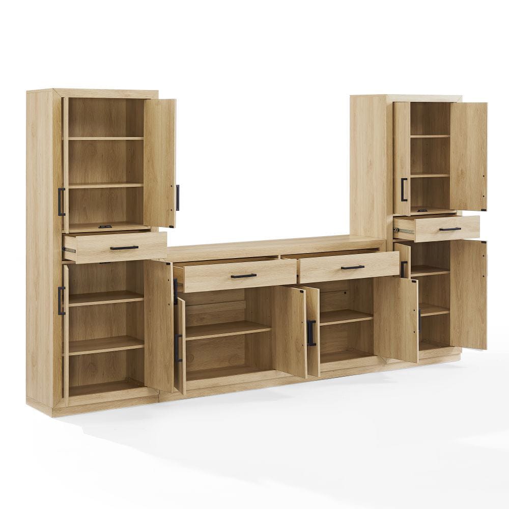 Crosley Furniture - Isla 3-Piece Sideboard And Pantry Set - Sideboard & 2 Pantries - KF33071AH view 3