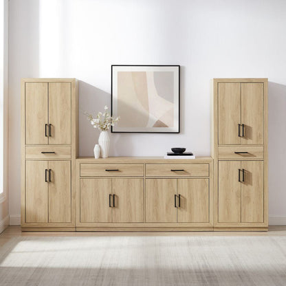 Crosley Furniture - Isla 3-Piece Sideboard And Pantry Set - Sideboard & 2 Pantries - KF33071AH view 7