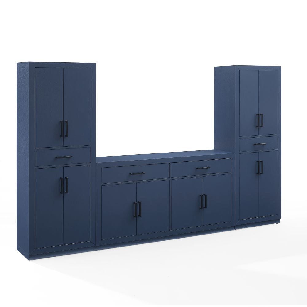 Crosley Furniture - Isla 3-Piece Sideboard And Pantry Set - Sideboard & 2 Pantries - KF33071NV view 1
