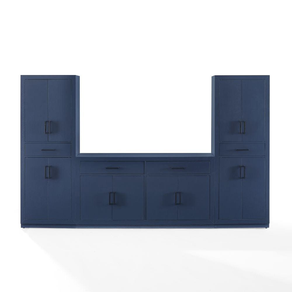 Crosley Furniture - Isla 3-Piece Sideboard And Pantry Set - Sideboard & 2 Pantries - KF33071NV view 2