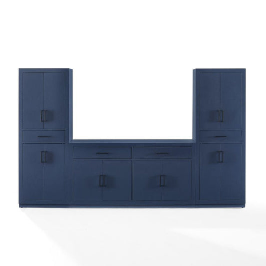 Crosley Furniture - Isla 3-Piece Sideboard And Pantry Set - Sideboard & 2 Pantries - KF33071NV view 2