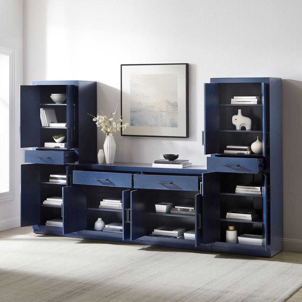 Crosley Furniture - Isla 3-Piece Sideboard And Pantry Set - Sideboard & 2 Pantries - KF33071NV view 8