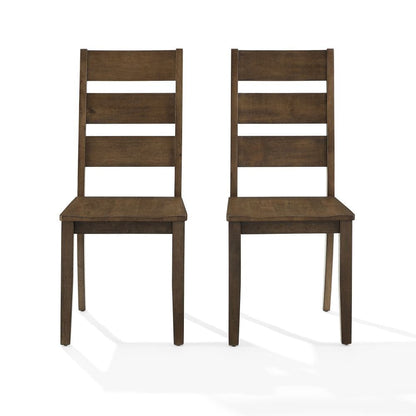 Crosley Furniture - Joanna 2-Piece Ladder-Back Dining Chair Set - 2 Ladder-Back Chairs - CF501217-DO view 2