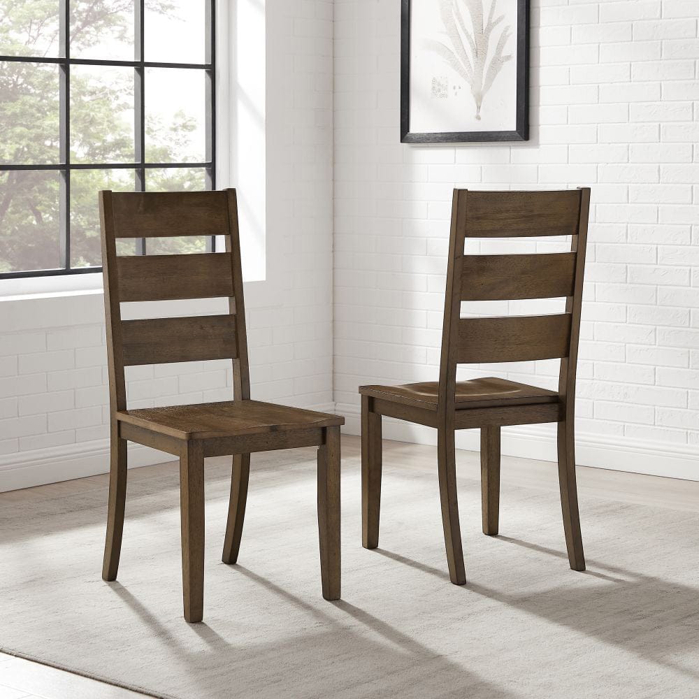 Crosley Furniture - Joanna 2-Piece Ladder-Back Dining Chair Set - 2 Ladder-Back Chairs - CF501217-DO view 6