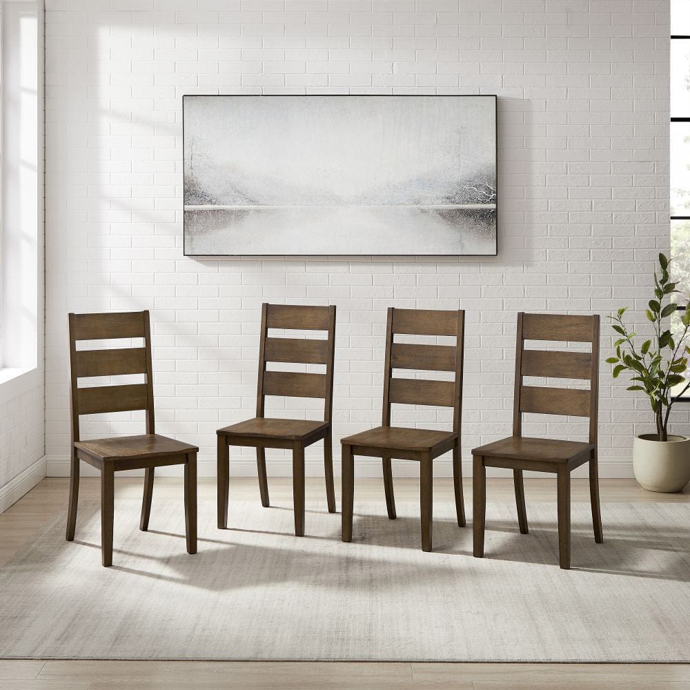 Crosley Furniture - Joanna 4-Piece Ladder-Back Dining Chair Set - 4 Chairs - KF20024DO view 7