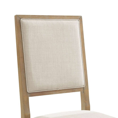 Crosley Furniture - Joanna 4-Piece Upholstered Back Dining Chair Set Rustic Brown/Cream - 4 Chairs - KF20025RB veiw 7