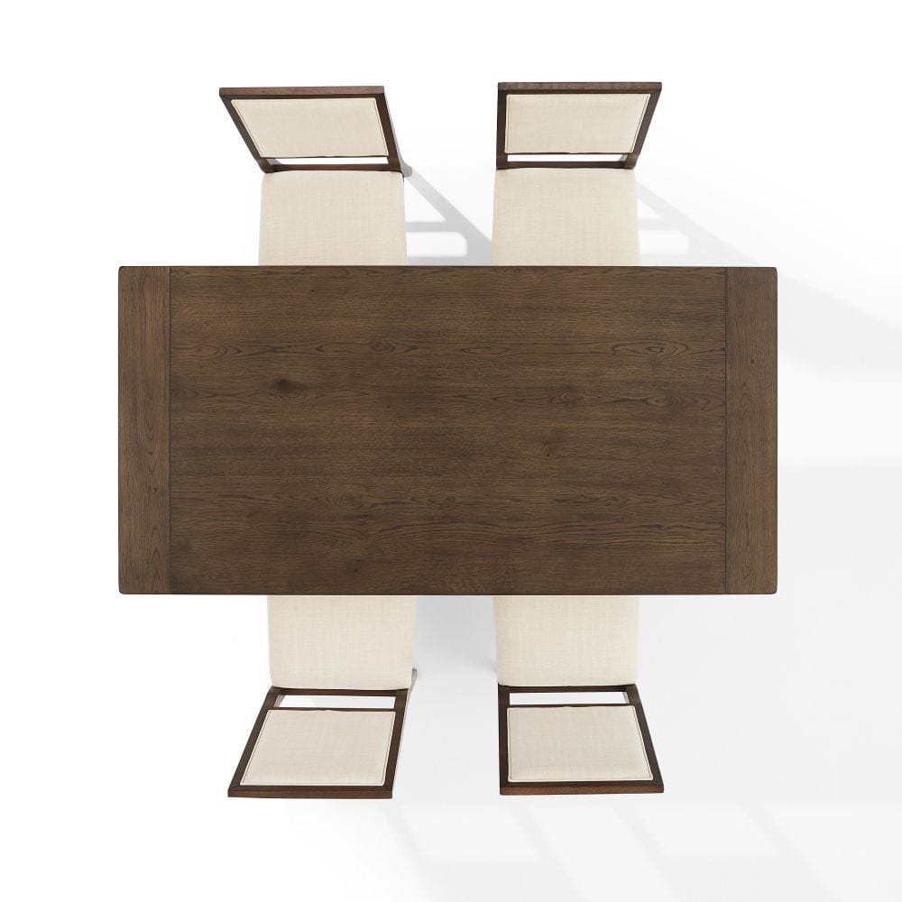 Crosley Furniture - Joanna 5-Piece Dining Table Set For 4 - Table & 4 Upholstered Back Chairs - KF13065DO-DO view 4