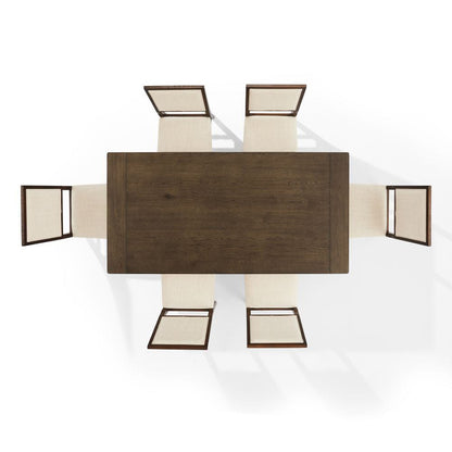 Crosley Furniture - Joanna 7-Piece Dining Table Set For 6 - Table & 6 Upholstered Back Chairs - KF13067DO-DO view 4