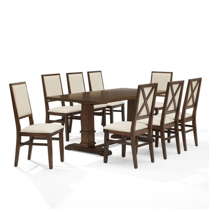 Crosley Furniture - Joanna 9-Piece Dining Table Set For 8 - Table & 8 Upholstered Back Chairs - KF13069DO-DO view 1