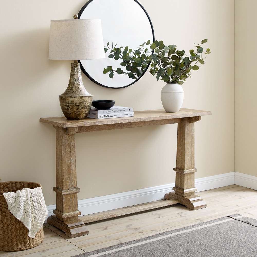 Crosley Furniture - Joanna Console Table Rustic Brown - CF1340-RB veiw 1