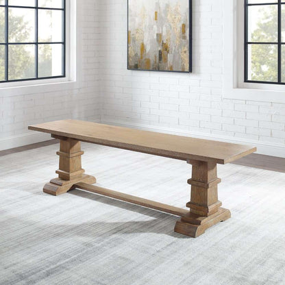 Crosley Furniture - Joanna Dining Bench Rustic Brown - CF5023-RB veiw 1