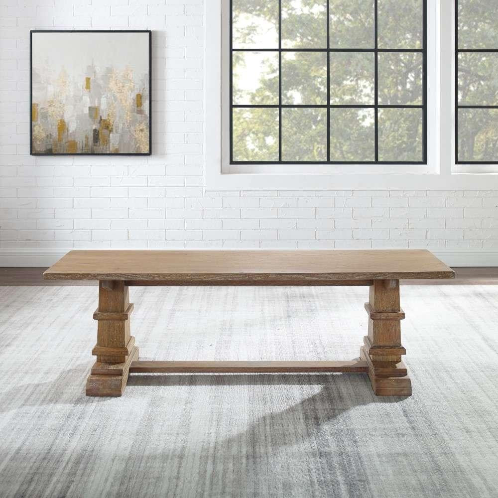 Crosley Furniture - Joanna Dining Bench Rustic Brown - CF5023-RB veiw 2