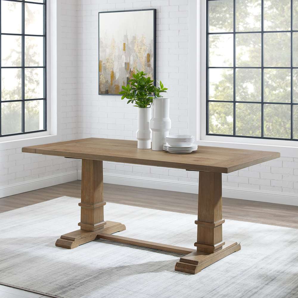 Crosley Furniture - Joanna Dining Table Rustic Brown - KF13061RB veiw 1