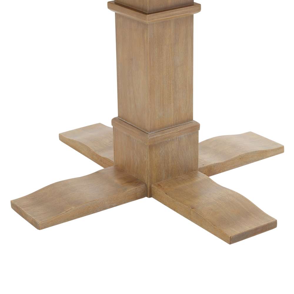 Crosley Furniture - Joanna Round Dining Table Rustic Brown - KF13060RB veiw 3