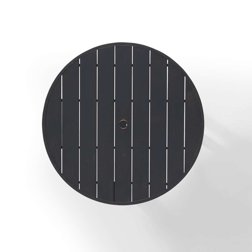 Crosley Furniture - Kaplan 42in Round Outdoor Metal Dining Table Oil Rubbed Bronze - CO6217-BZ veiw 3