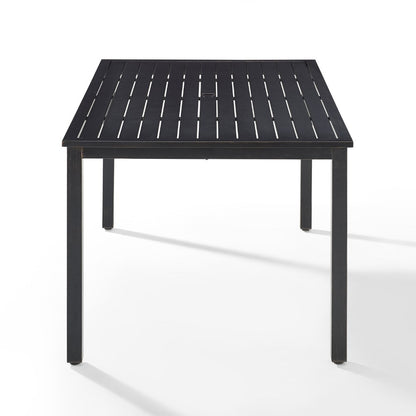 Crosley Furniture - Kaplan Outdoor Dining Table Oil Rubbed Bronze - CO6215-BZ veiw 3