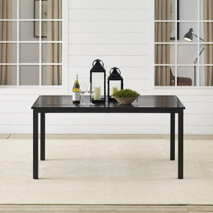 Crosley Furniture - Kaplan Outdoor Dining Table Oil Rubbed Bronze - CO6215-BZ veiw 6