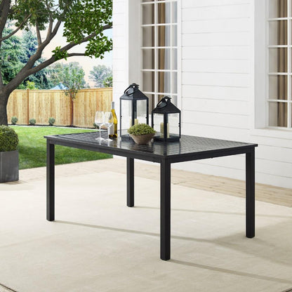 Crosley Furniture - Kaplan Outdoor Dining Table Oil Rubbed Bronze - CO6215-BZ veiw 7