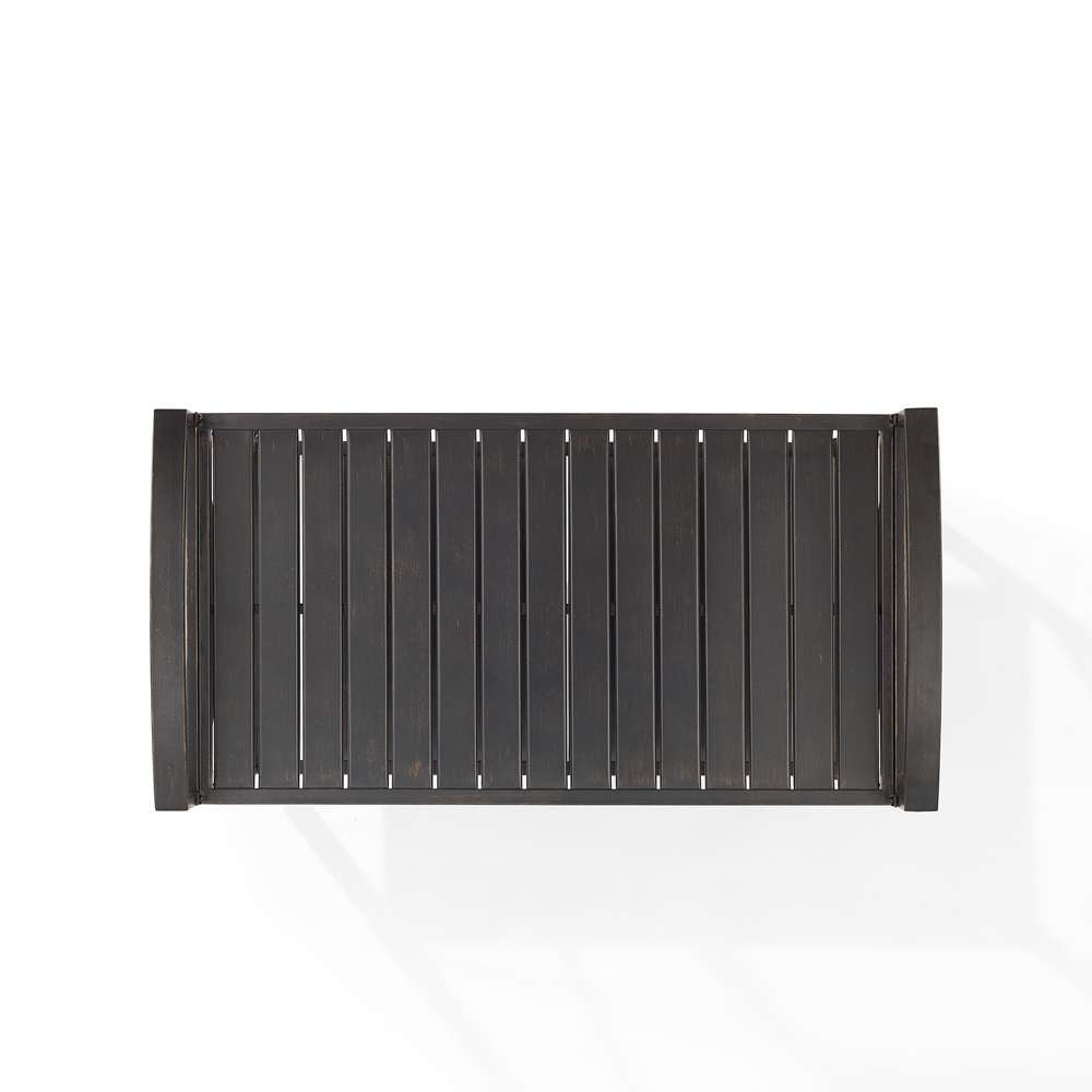 Crosley Furniture - Kaplan Outdoor Metal Bar Cart Oil Rubbed Bronze - CO7390-BZ_CLOSEOUT veiw 4